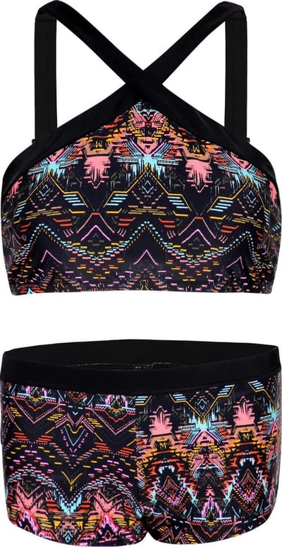 Bikini hipsterbroekje en croptop met brede bandje Ibiza 152-158