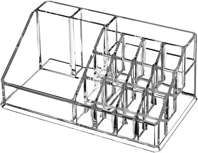 Gelaagde Make-up Organizer met Multi-Pockets voor Lipgloss, Nagellak en Lipstick, Ideaal voor Make-up Tafel en Schoonheid Accessoires
