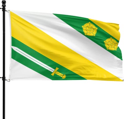 VlagDirect - Drechterland vlag - Gemeente Drechterland vlag - 90 x 150 cm.