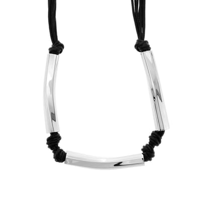 Behave - Ketting met zilverkleurige staafjes - Minimalistische look
