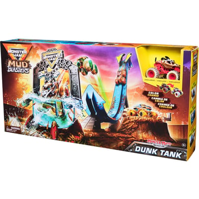 Monster Jam - Mud Blasters - Monster Mutt Dalmation Truck Wash Speelset