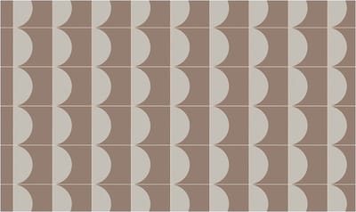 MD Entree - Design mat - Universal - Nouveau Taupe - Vloerkleed - Antislip - Machine wasbaar - 67 x 120 cm