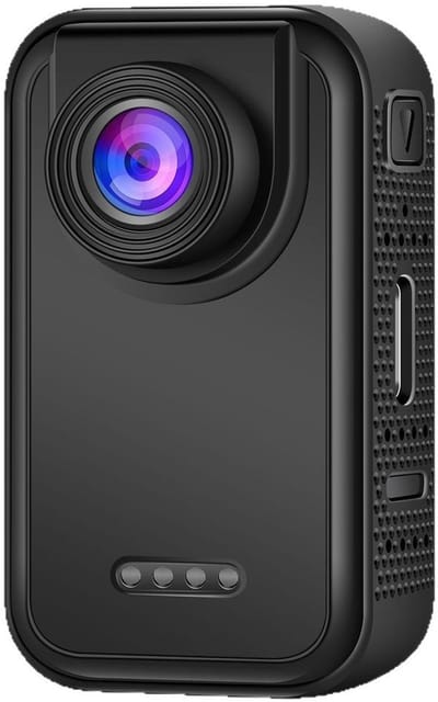 Ultralichte 1080P mini sportcamera, kattenhalsbandcamera, 1,47 inch HD IPS-scherm, 130° groothoek, geschikt voor vloggen, fietsen, avonturen en huisdieren.