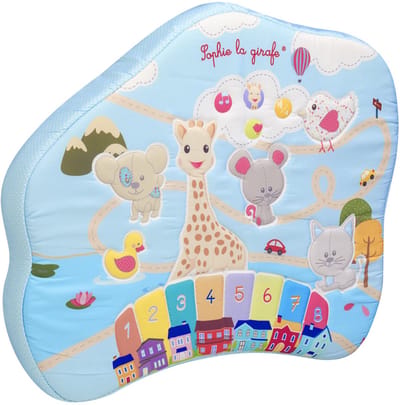 Sophie de giraf Touch & Play Bord – Interactief Baby Activiteitenbord met Dierengeluiden, Melodieën en Verschillende Speelopties, Stimuleert Zintuigen en Motoriek vanaf ±3 maanden