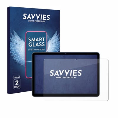 2 Stuks Savvies Screenprotector - geschikt voor WOREGOO M283-EEA 10.1" - beschermfolie glas transparant