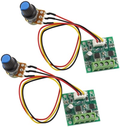 PWM Motor Snelheidsregelaar voor DC Motoren - 2 Stuks, Laag Voltage 1.8V tot 15V, 2A Schakelmodule voor Precisie Controle