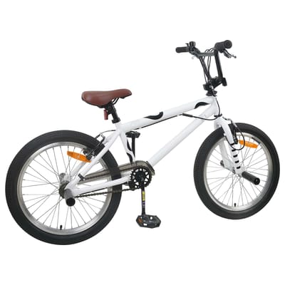 vidaXL - BMX - Fiets - 20 - Inch - voor - kinderen - ouder - dan - 9 - jaar - Wit