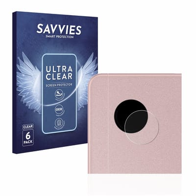 Savvies - Screenprotector voor Samsung Galaxy Tab A8 LTE (ALLEEN Camera Lens) - Folie Beschermfolie transparant 6 Stuks