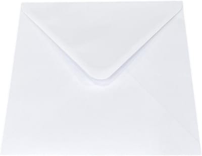 Vierkante Enveloppen Wit 184x184mm - 100gsm - 50 Stuks