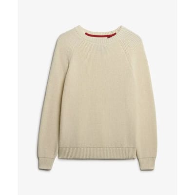 Superdry - Relaxed Ribbed Gebreide Trui - Dames - Sweaters