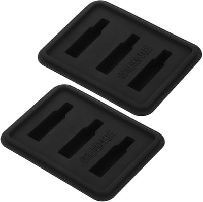 Geluidsdempende Gitaar Pad met 3 Convexe Oppervlakken voor Snaren 1/2, 3/4, 5/6 - Ideaal voor Klassieke en Folk Gitaren (2 Stuks)