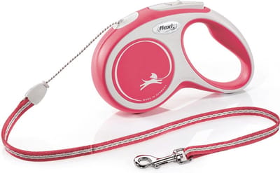 Flexi New Comfort Koord S 5M 12KG - Rood