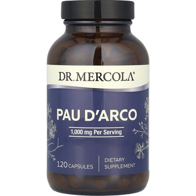 Dr. Mercola, Pau d'Arco, 1.000 mg, 120 Capsules (500 mg per capsule)