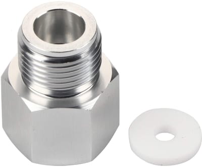 Allecto - Huishoudelijke soda-cilinderadapter - Zelfgemaakte bier vat regelaar - Compact en draagbaar - Zilver - Herbruikbare CO2-soda fabrikant - ...