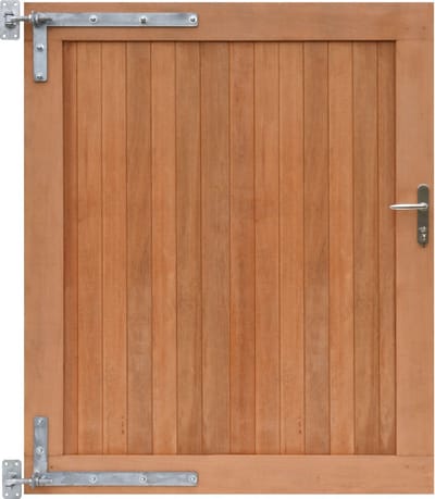 Intergard Poort tuinpoort Bangkirai hardhout 300x180cm (2 delig 150x180cm)