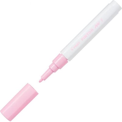 Pilot Pintor Pastel Roze Verfstift - Fine marker met 1,0mm schrijfbreedte - Inkt op waterbasis - Dekt op elk oppervlak, zelfs de donkerste - Teken, kleur, versier, markeer, schrijf, kalligrafeer…