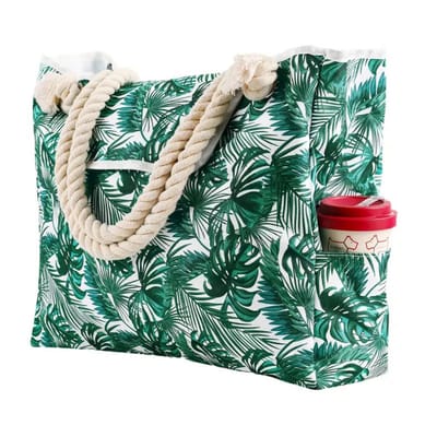 Livano Strandtas - Ibiza - Tas - Tote Bag - Shopper - Groen