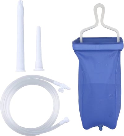 Inloopset Irrigatorset - 2 Liter Reis-Irrigator Klisteerset voor Effectieve Darmreiniging