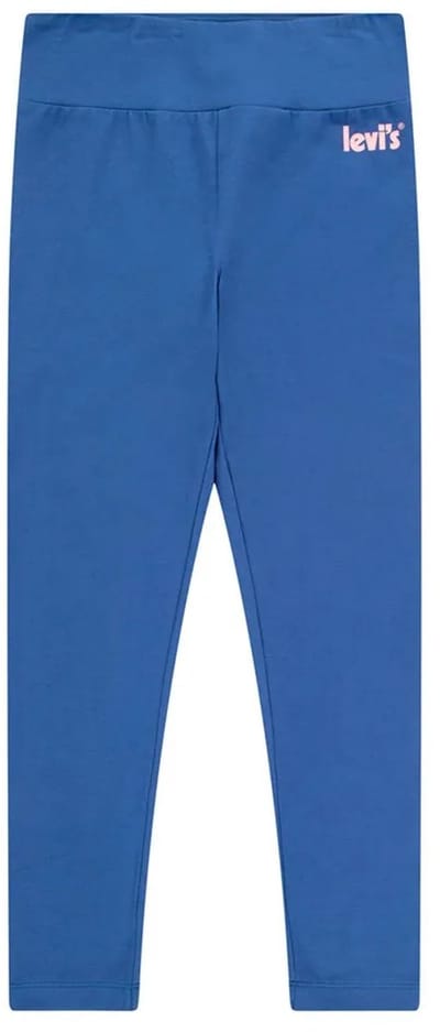 Levi´s ® Kids High Rise Logo Knit Leggings Blauw 10 Years Meisje
