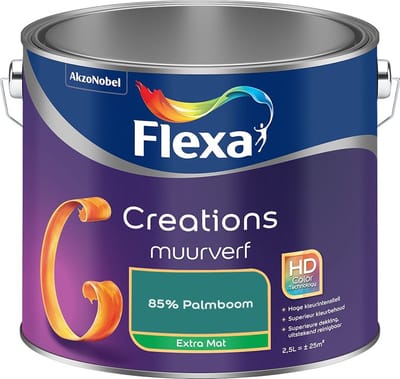 Flexa - Creations Muurverf Extra Mat - 85% Palmboom - Mengverf - 2,5 L
