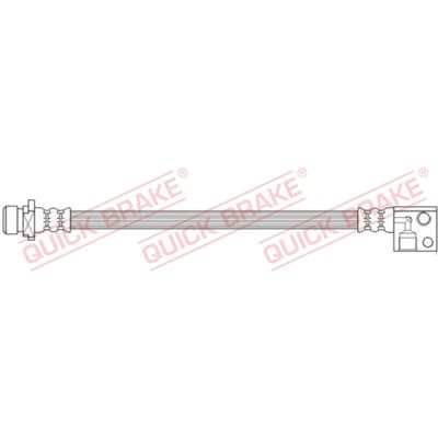 Remleiding QUICK BRAKE 62.016, links
