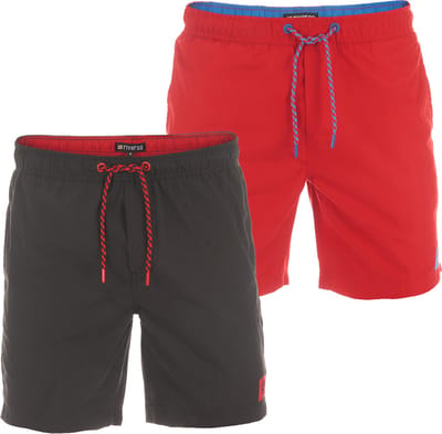 riverso Heren Short RIVDavid 2 Pack bequem Veelkleurig S Volwassenen Sportieve Zwembroeken met Binnenslip