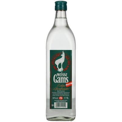 Weisse Gams Echter Alpenkräuter 38% Vol. 1l
