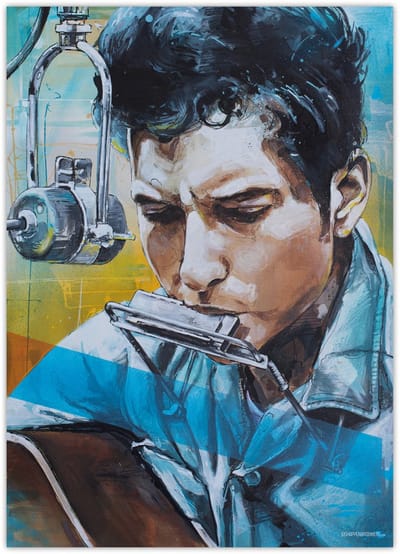 Robert Zimmerman poster 50x70 cm *niet ingelijst