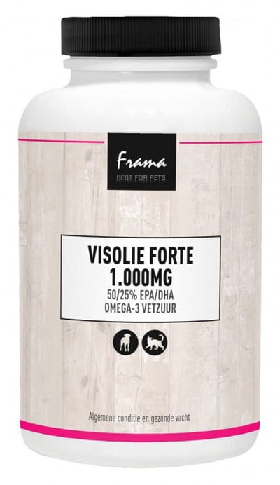 Frama Visolie 1.000mg 50/25%EPA/DHA 120 capsules - Kat
