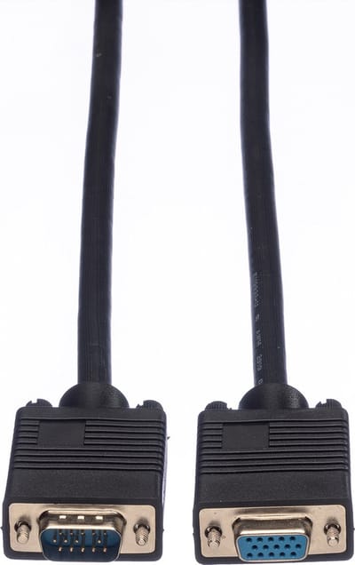 ROLINE SVGA kabel HD15 M/F, 3 m