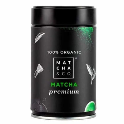 Matcha & Co - ceremoniële matcha PREMIUM thee uit Japan - matcha poeder - matcha thee - 100% organisch gecertificeerd - 80 gram