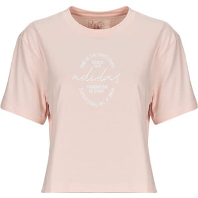 adidas  T-shirt Korte Mouw Brand Love Signature Graphic T-Shirt