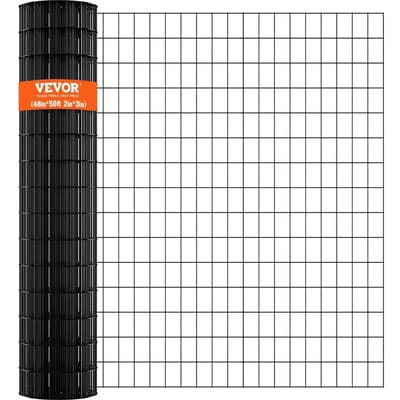 Hardwaredoek, 48'' x 50' Gegalvaniseerde Draadgaas Rol, 16 Gauge Kippengaas Rol, Metalen Draadgaas met Vinyl Coating voor Kippenhok Barrière, Konijn
