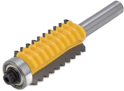 Dailygoody - Gewrichten Frees - Vingerverbinding Lijm Frees - Anti-terugslag Ontwerp - 8mm x 55mm - Glad Snijden - Geschikt voor Deuren en Tafels