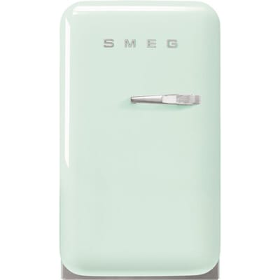 SMEG Koelkast Retro Vrijstaande ijskast Koelkast, Jaren 50, Enkeldeurs, Vrijstaand , Positie scharnier: Links, Watergroen