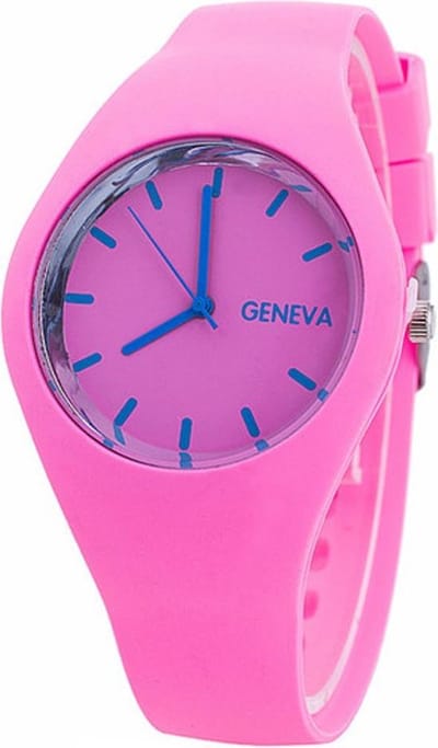 Fako® - Horloge - Geneva - Siliconen Ultra - Roze