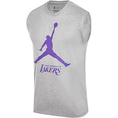Jordan Tanktop Heren Rolling Gray S white