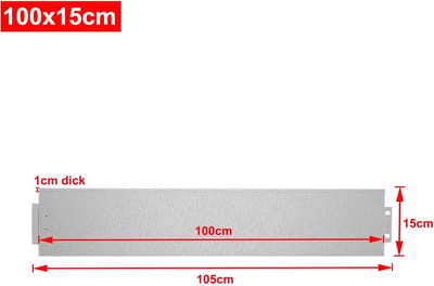 Gazonrand 5m 10m 15m 20m 30m 40m 50m x 15cm - Verzinkt Stalen Maairand voor Tuin