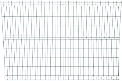 Enkelstaaf hekwerk groen 170cm hoog 250cm breed.