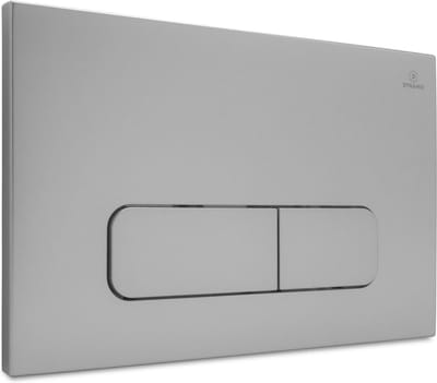 Dynamic Way bedieningspaneel - strepen mat chroom - Geberit UP320 en UP720
