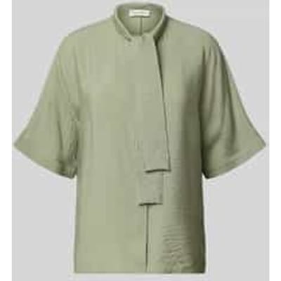 relaxed fit strikblouse van viscosemix
