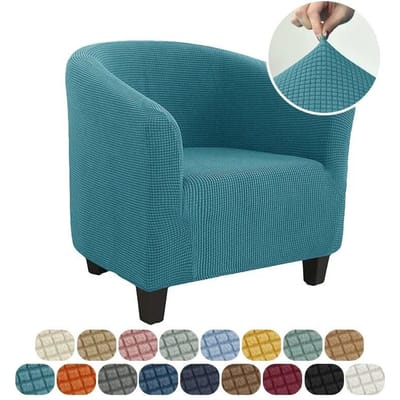 Polar Fleece Fauteuilhoes Stretch Kuipstoel Hoezen Woonkamer Elastische All-inclusive Enkele Bank Beschermhoes Woondecoratie 1pcs