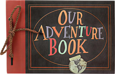 DIY Avonturen Fotoalbum – 40 Pagina’s Handgemaakt Scrapbook – Retro Kraft Album voor Foto’s, Herinneringen, Jubileum, Bruiloft & Gastenboek