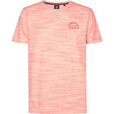 Petrol Industries - Heren Logo T-shirt Quasar - Roze - Maat XXL