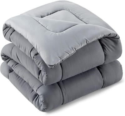 DailySupplies® Dekbed 240x220 - 2 Persoons 4 Seizoenen - Wasbaar - Extra Zacht - Lichgrijs