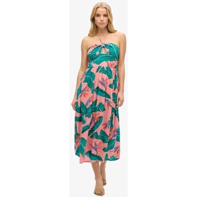 Superdry - Midi-jurk met uitsnijding - Dames - Jurken