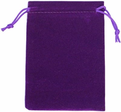 Fluwelen Zakjes - Sieraden Tasjes - Cadeautjes Inpakken - Met Trekkoord - 9 x 12 cm - Paars