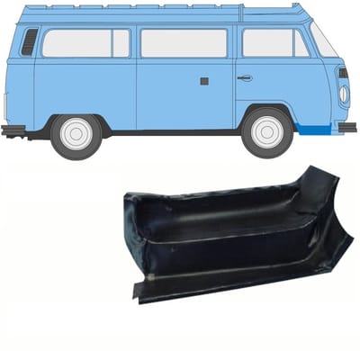 Reparatie voorste trap voor Volkswagen Transporter T2 1967-1979 / Rechts