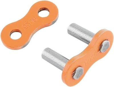 Kettingslot - Fietsketting - Fietsbeveiliging - Volledig klinknagel - 95 cm - Oranje