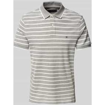Regular fit poloshirt van een mix van katoen en linnen